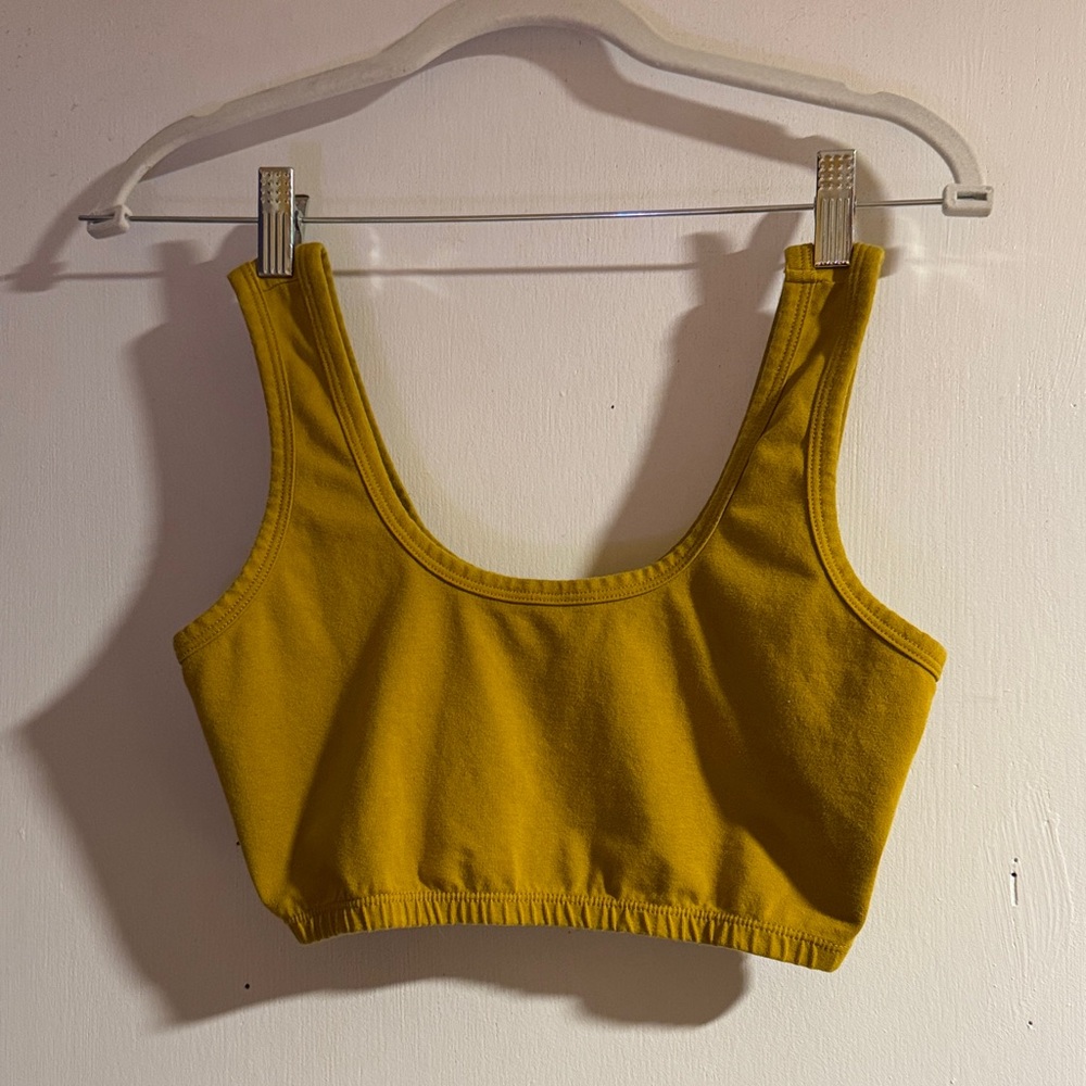 ARQ Large Mustard Yellow Full Coverage Bra - Large 🌭